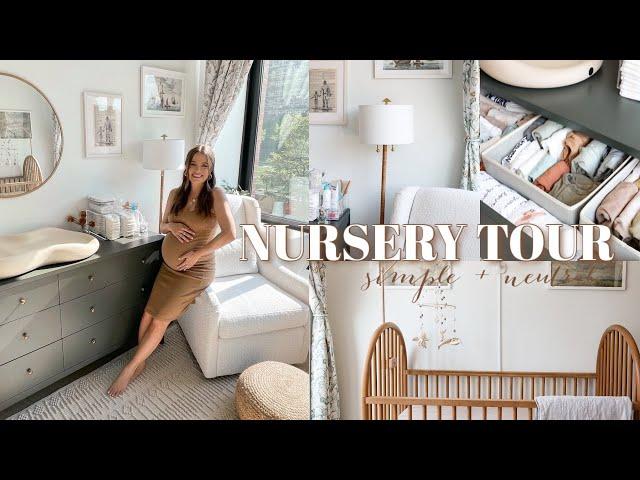 BABY BOY NURSERY TOUR | Simple and Neutral!