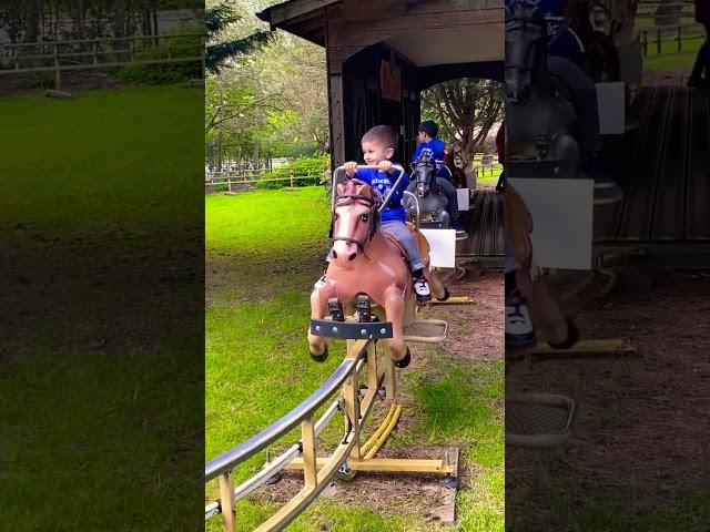 Horse ride At Gulliver’s Land Theme Park UK #shorts #viralshorts #ytshorts #fyp #themepark