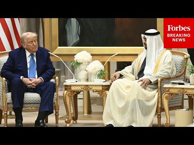 BREAKING NEWS: Trump Holds Bilateral Meeting With UAE President At Qasr Al Watan Palace In Abu Dhabi