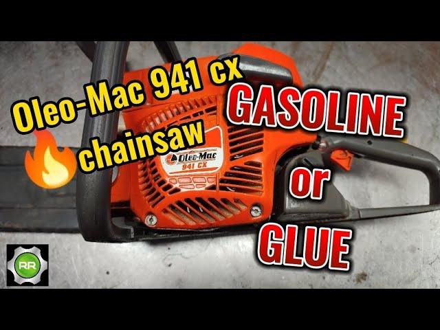 repair chainsaw Oleo-Mac 941cx     When the customer uses glue instead of gasoline #oleomac