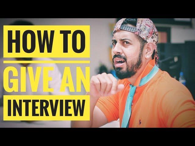 How to give an interview | Bekaar Films | Funny