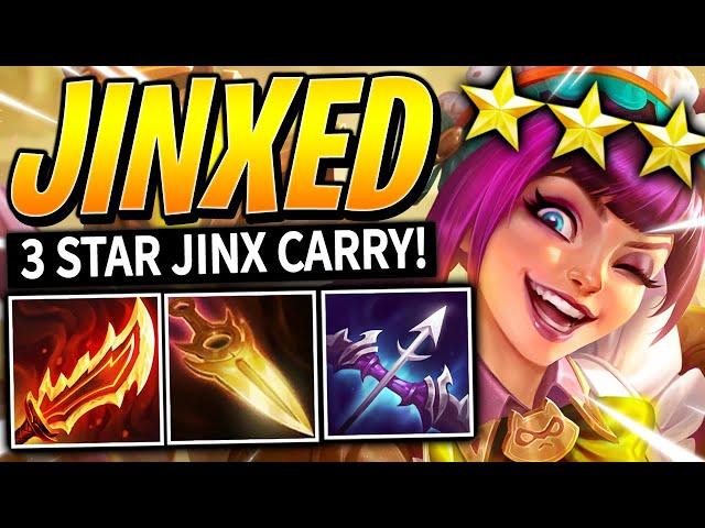 JINX 3 CARRY BUILD STRATEGY in TFT Ranked! - Best Comps | TFT Patch 14.17 | Teamfight Tactics Guide