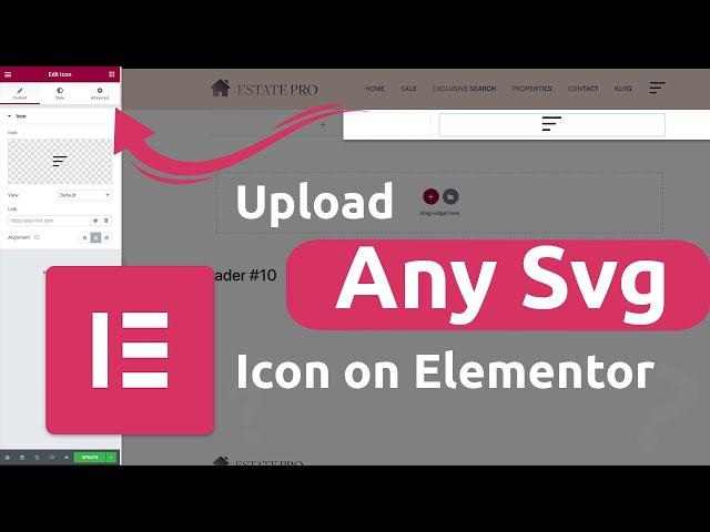 Upload SVG Icon on Elementor | Add Any SVG icon on elementor