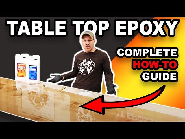 How to Use Table Top Epoxy Resin