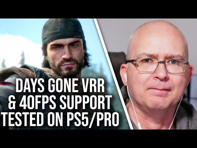 Days Gone Remastered: 40FPS & VRR Unlocked Modes Tested on PS5 & PS5 Pro