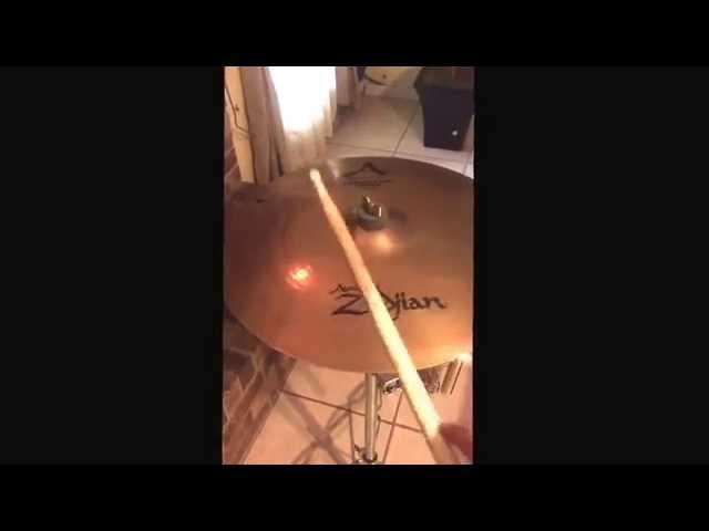 Repaired Zildjian 17" A Custom Crash