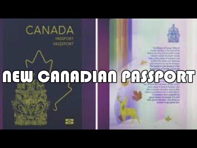 New Canadian Passport  | UV Light and Security Features