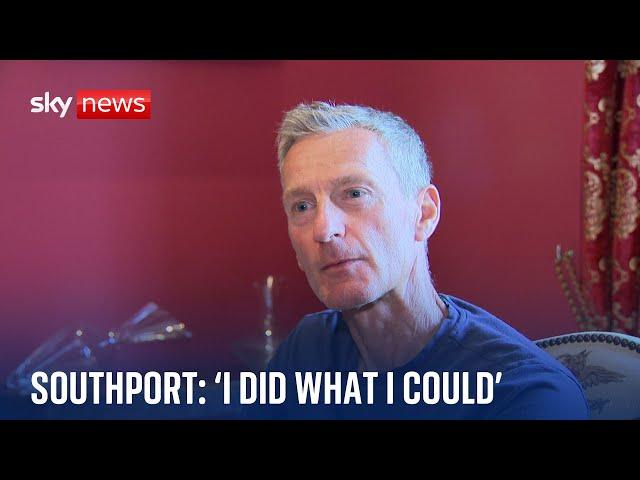 Southport attack: 'I was terribly sad that I wasn't able to do more,' says survivor