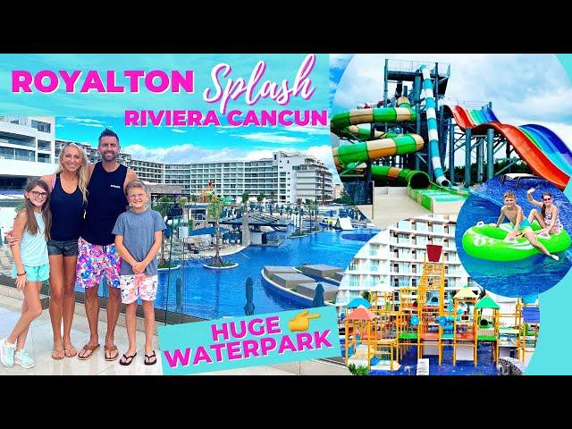 37 Things to Know: Royalton SPLASH Riviera Cancun All Inclusive Resort in Mexico with BIG WATERPARK!