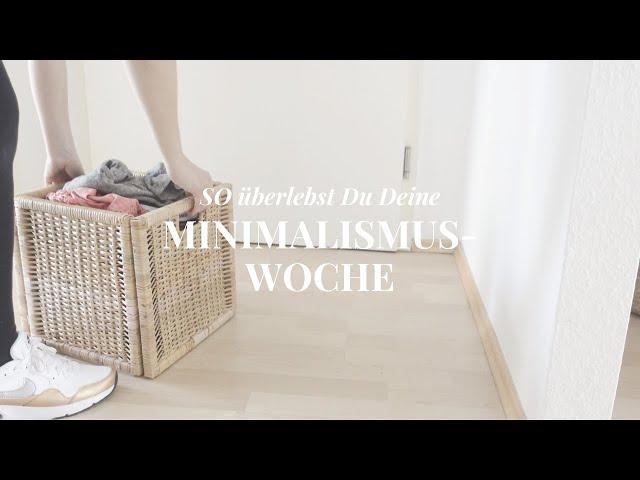 So überlebst Du die erste Minimalismus-Woche I Minimalismus anfangen I saltypeanut