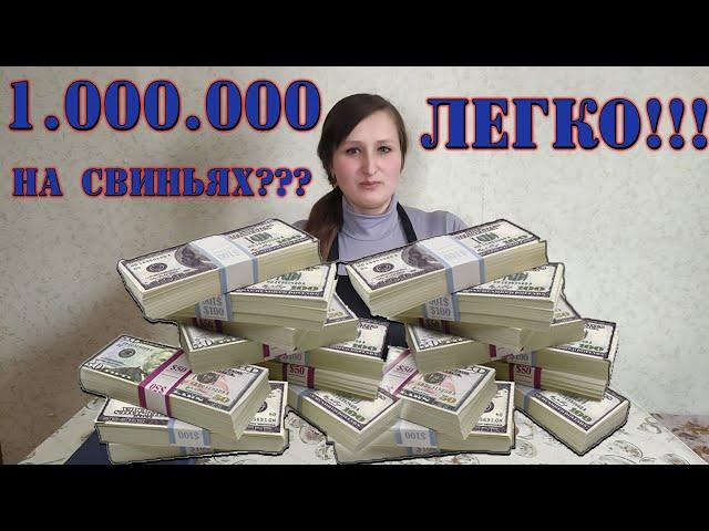 1.000.000 на свиньях? ЛЕГКО!!!/ Заработок в деревне