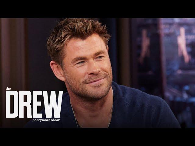 Chris Hemsworth Says Elsa Pataky Showed Up on Motorcycle on 1st Date | The Drew Barrymore Show