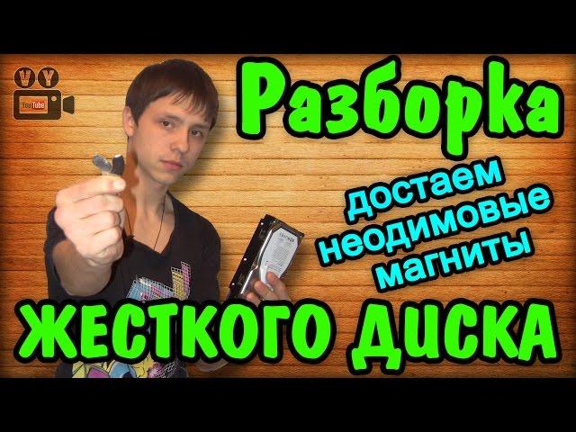 Разборка жесткого диска / Извлекаем неодимовые магниты