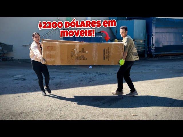 $2200 dólares em moveis do lixo dos Estados Unidos!