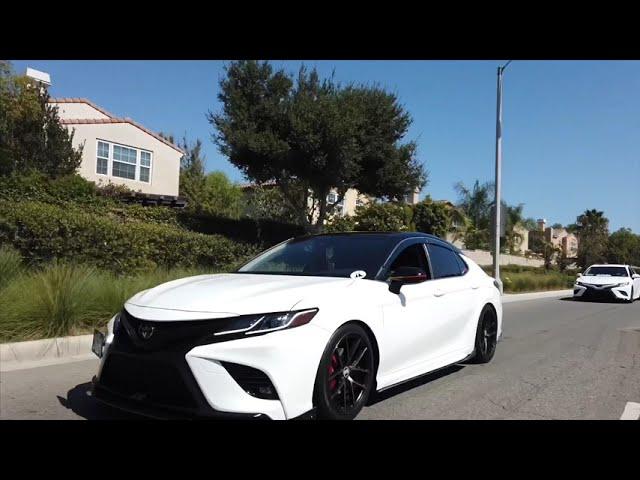 Gen8kamuri Southern California highlights and cruise : modded Toyota Camry xv70 8th generation