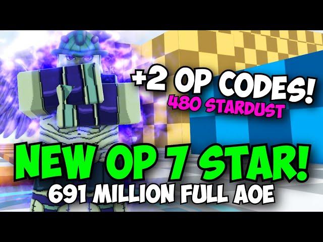 2 OP CODES 480 Stardust & New 7 Star Mereum does 691 MILLION DMG FULL AOE! | ASTD Showcase