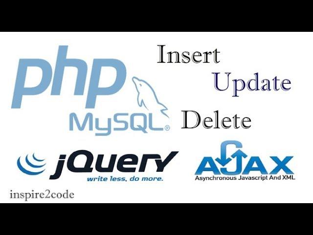 Ajax Crud with JQuery Datatables by using PHP PDO