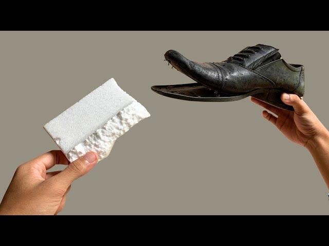 The Veteran Shoemaker Shared This Secret! Take The Styrofoam and Fix All The Shoes