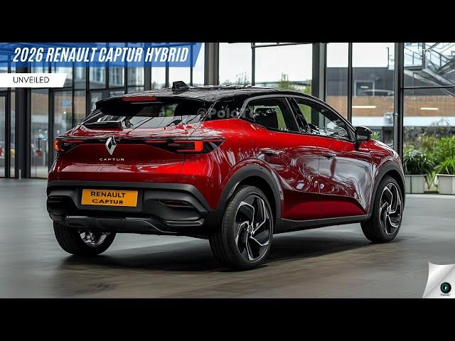 New 2026 Renault Captur Hybrid Unveiled - with innovative innovations and fuel savings!