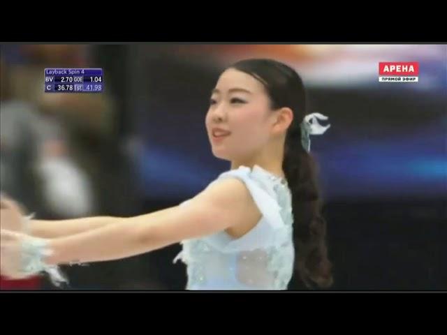 World 2019. Чемпионат мира по фигурному катанию. Рика Кихира. Короткая программа. Rika Kihira. SP.