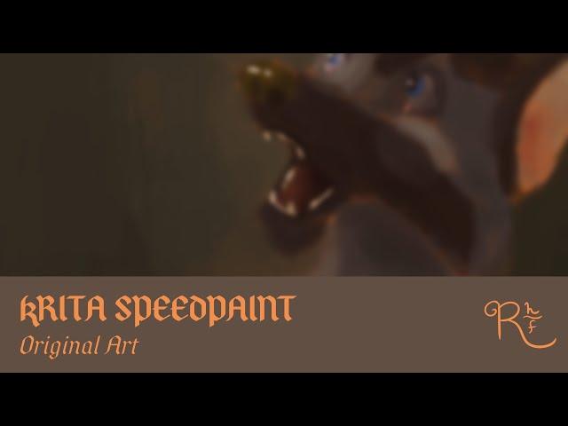 KRITA SPEEDPAINT | The Visitant | Original Art