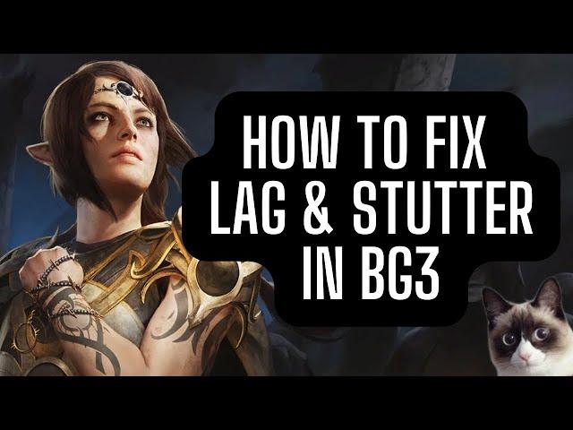 Baldur's Gate 3 Lag & Stutter Performance Fix Guide (Simple Fix!)