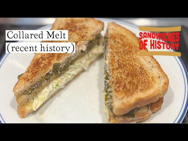 Collard Melt (recent history) on Sandwiches of History⁣