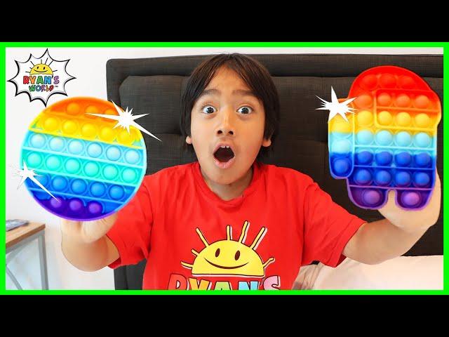 Ryan's POP IT fidget toys Collection!