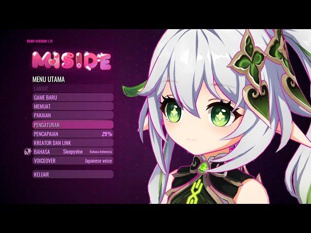 Mita MiSide main menu but Nahida