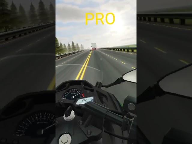 Noob Vs Pro traffic rider         #shorts #shortsvideo #noobvspro