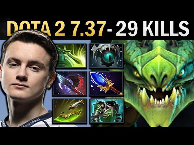 Viper Gameplay Miracle with Butterfly and 29 Kills - Dota 2 7.37