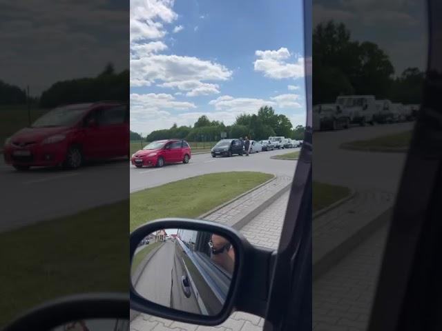 Очередь на Гжехотках в сторону Калининграда 25052025