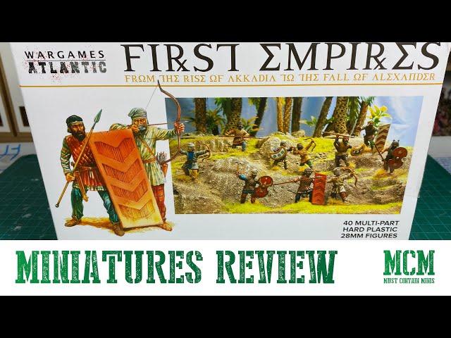 Wargames Atlantic Persian Infantry 28mm Miniatures Review - A close look at some historical figures