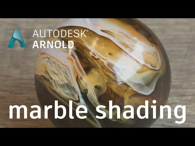 Arnold tutorial - Marble shading in MtoA