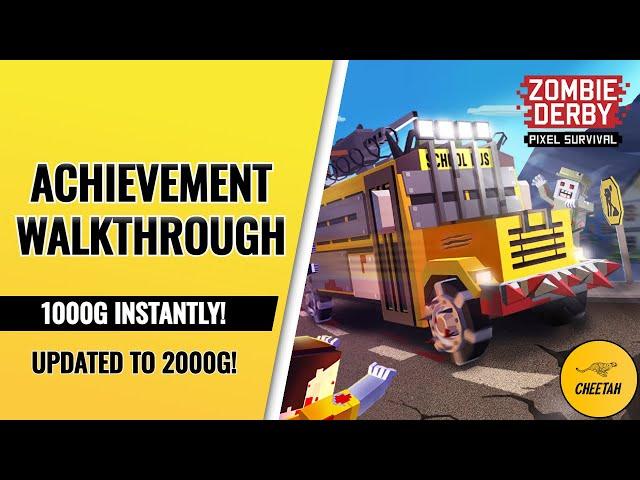 Zombie Derby - Title Update Achievement Walkthrough (1000G INSTANTLY) UPDATED TO 2000G!