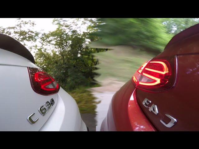 Mercedes-AMG C43 vs. C63 - SOUND-Battle (60FPS)