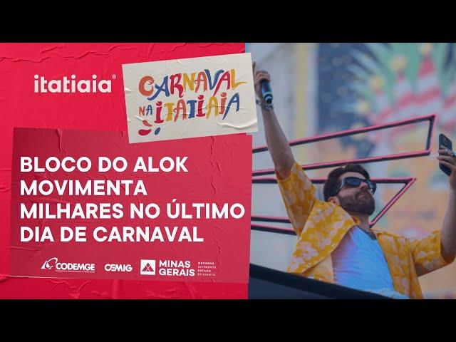 ALOK REÚNE 'MAR DE GENTE' NA PRAÇA SETE NO ÚLTIMO DIA DE CARNAVAL DE BH