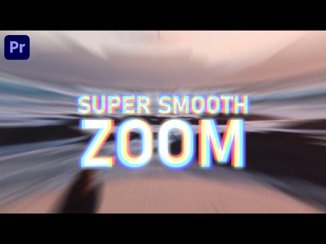 How to create Smooth Zoom Transitions in Adobe Premiere Pro 2022 Tutorial