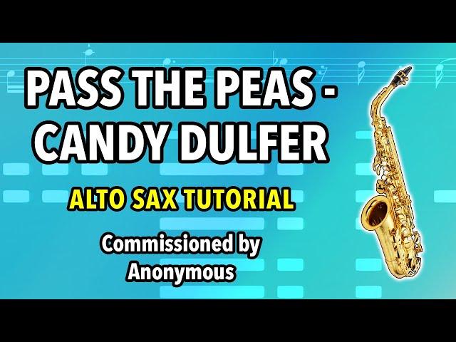 How to play Pass the Peas on Alto Sax | Saxplained Plus