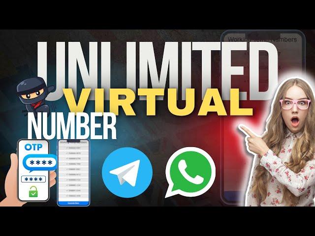 Create UNLIMITED Telegram, WhatsApp Accounts Free On USA/UK Numbers