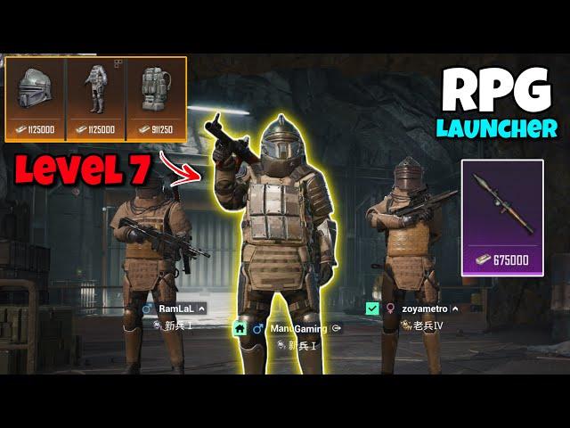 Play With New RPG & Level 7 Armor In NUSA Map  - Pubg Metro Royale (gfp)