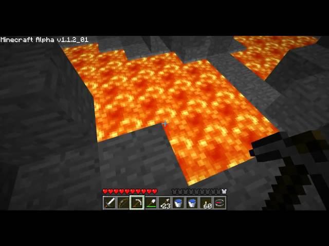 Let's Play Minecraft Part 18: Water vs Lava