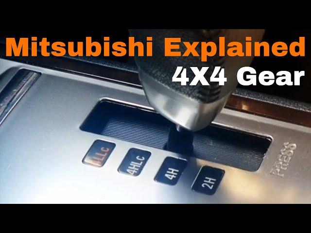 How to use Mitsubishi Super Select 4WD II [2H, 4H, 4hlc, 4llc]