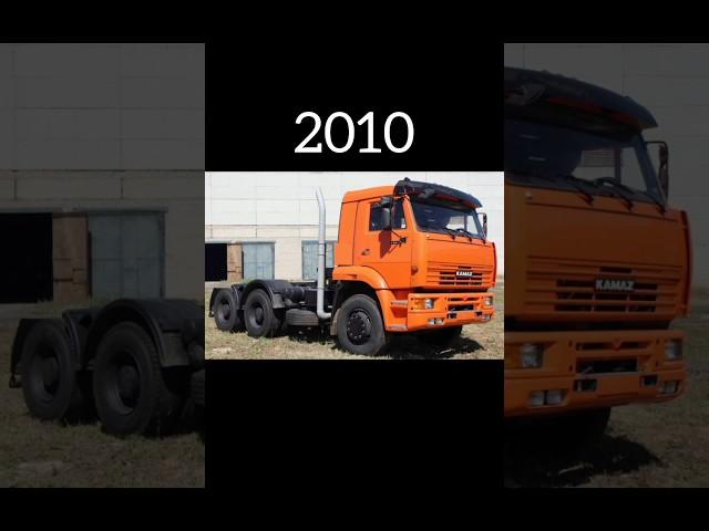 evolution of kamaz trucks (1969~2023) #shorts #kamaz #truck #allcaravailable