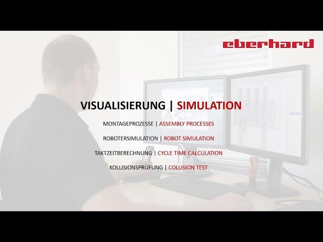 Simulation and visualisation of assembly machines