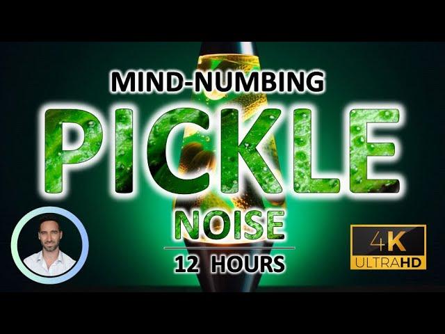 Mind Numbing Pickle Sleep Noise | Rapid Deep Sleep | 12 Hours | BLACK SCREEN | Anxiety Relief