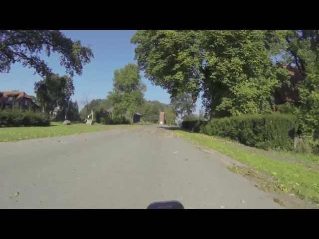 Liegeradtour auf dem Elberadweg Amt Neuhaus mit einem Hase Liegerad Trike Klimax 2K