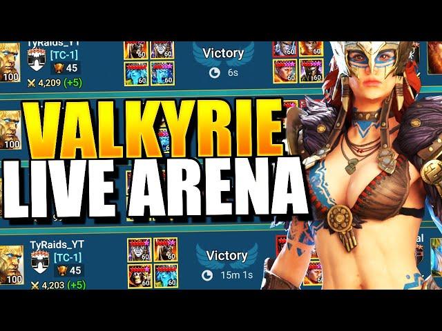 Valkyrie IMPRESSES ME In Live Arena! | Raid: Shadow Legends