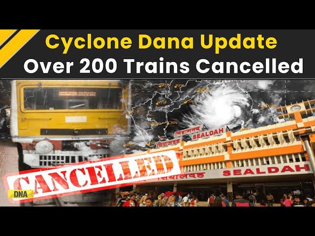 Cyclone Dana Update: Cyclone Dana to Make Landfall in Odisha On Friday; Over 200 Trains Cancelled