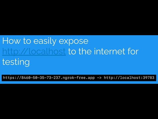 ngrok  -  a simple utility for quick testing over the internet even with http://localhost